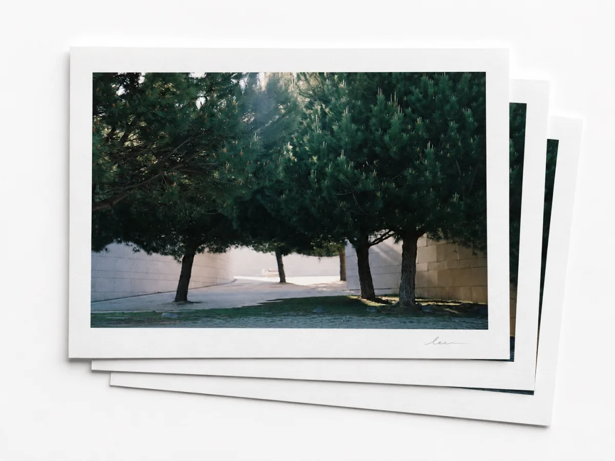 Stack of signed fine art prints in an edition