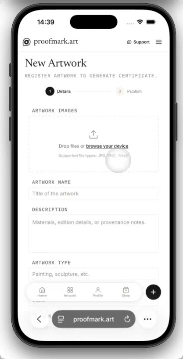 Print registration walkthrough